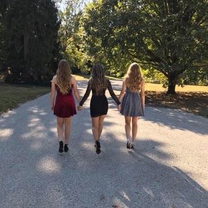 Burgundy Homecoming Dress